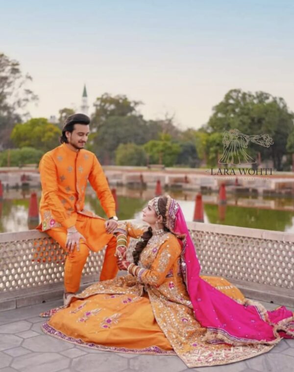 Couple Mehndi Dress - Image 4