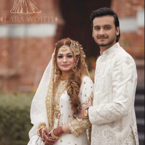 GROOM SHERWANI AND BRIDAL GRARA SHIRT