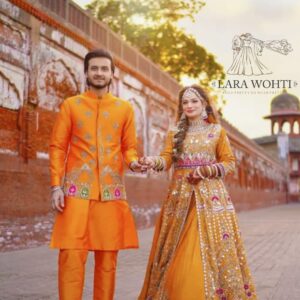 Couple Mehndi Dress