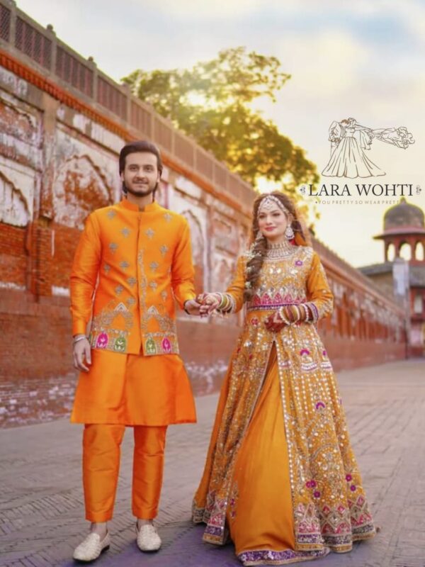 Couple Mehndi Dress
